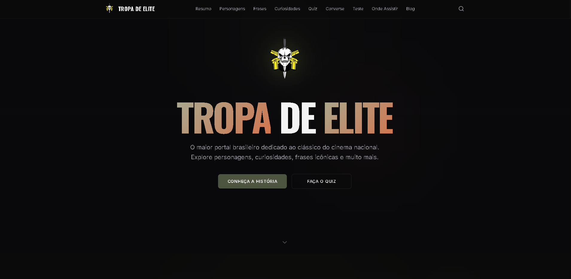 Portal Tropa de Elite